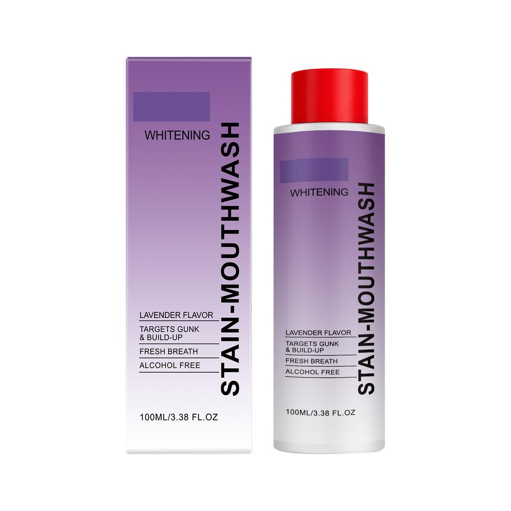 Lavender Mouthwash Fresh Breath Long-Lasting Fragrance Daily Dental Care Oral Hygiene 100ml