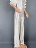 Women's One-Shoulder Stacked Sleeve Jumpsuit Party Dress 5813