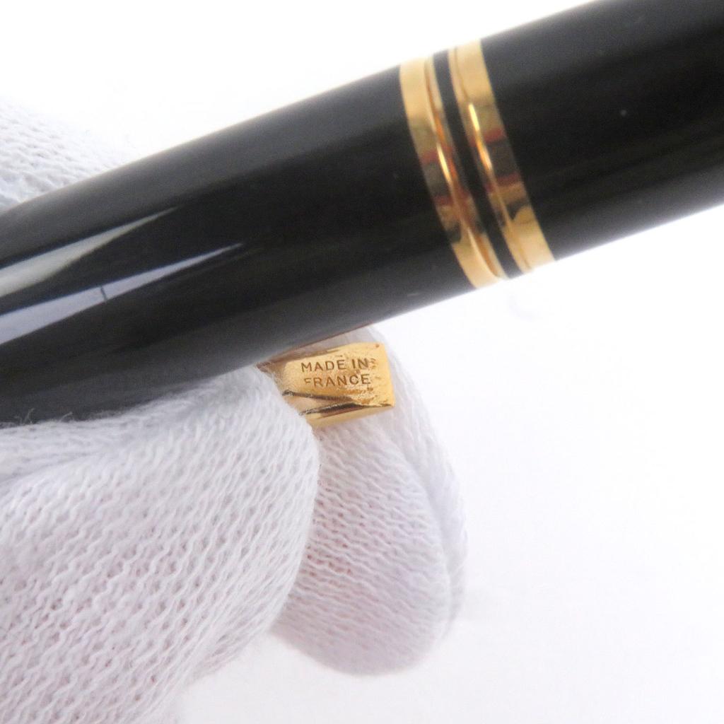 Excellent Cartier Fountain Pen Trinity Cap Type Black Gold 18K Mens Used