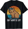 Keine Sorge Sei Capy Capybara Retro Herren Jungen Kinder Jugend Frauen T-Shirt