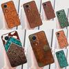 Brown Tooled Leather Pattern Case For Honor Magic 7 Lite 5 6 Pro Honor 200 50 70 90 Lite X8b X9a X8a X8 X9 X9c X9b Cover