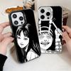 Japanese Horror Anime Soft Phone Case for iPhone 15 16 17 Pro Max 17Air 16E 14 Plus 13 12 Mini Shockproof Cover Back Shell