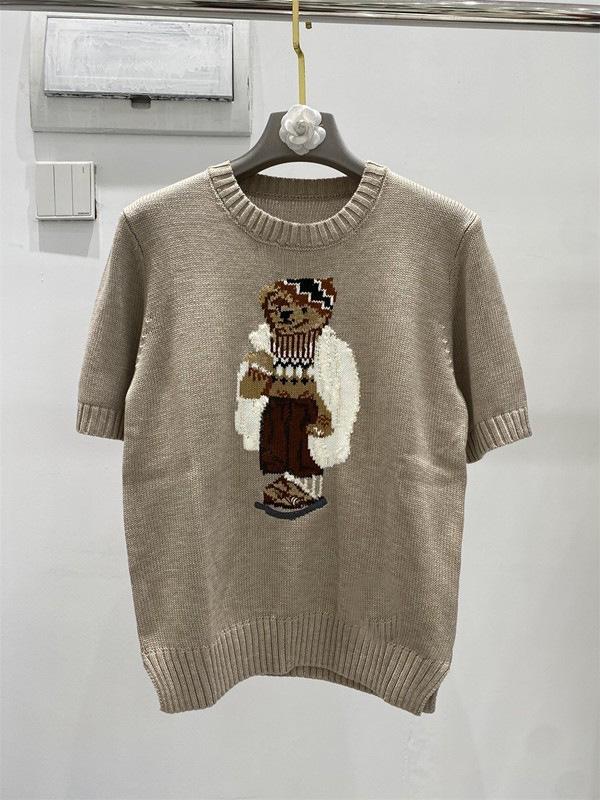 

Бестселер Жіночий светр з вовняної суміші, жакардовий, з мультяшним ведмедиком - Високоякісний, високоеластичний для осені та зими S