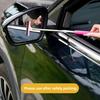 Extendable Car Side Mirror Wiper Window Squeegee Multi-Function Glass Cleaner for Rain Dirt Portable Compact Essential Auto Cleaning Tool for Cars