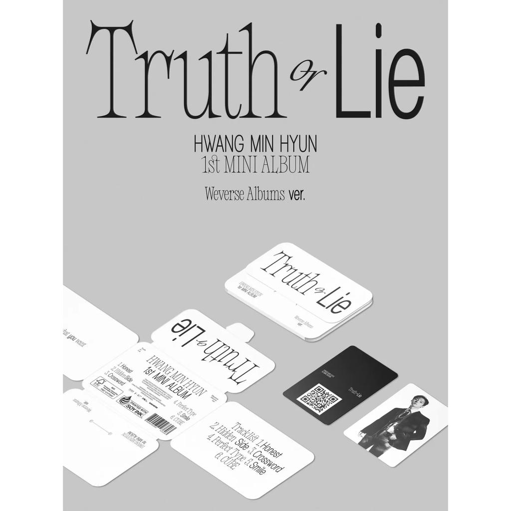 HWANG MIN HYUN - 1st MINI ALBUM 'Truth or Lie' [Weverse Albums ver.]