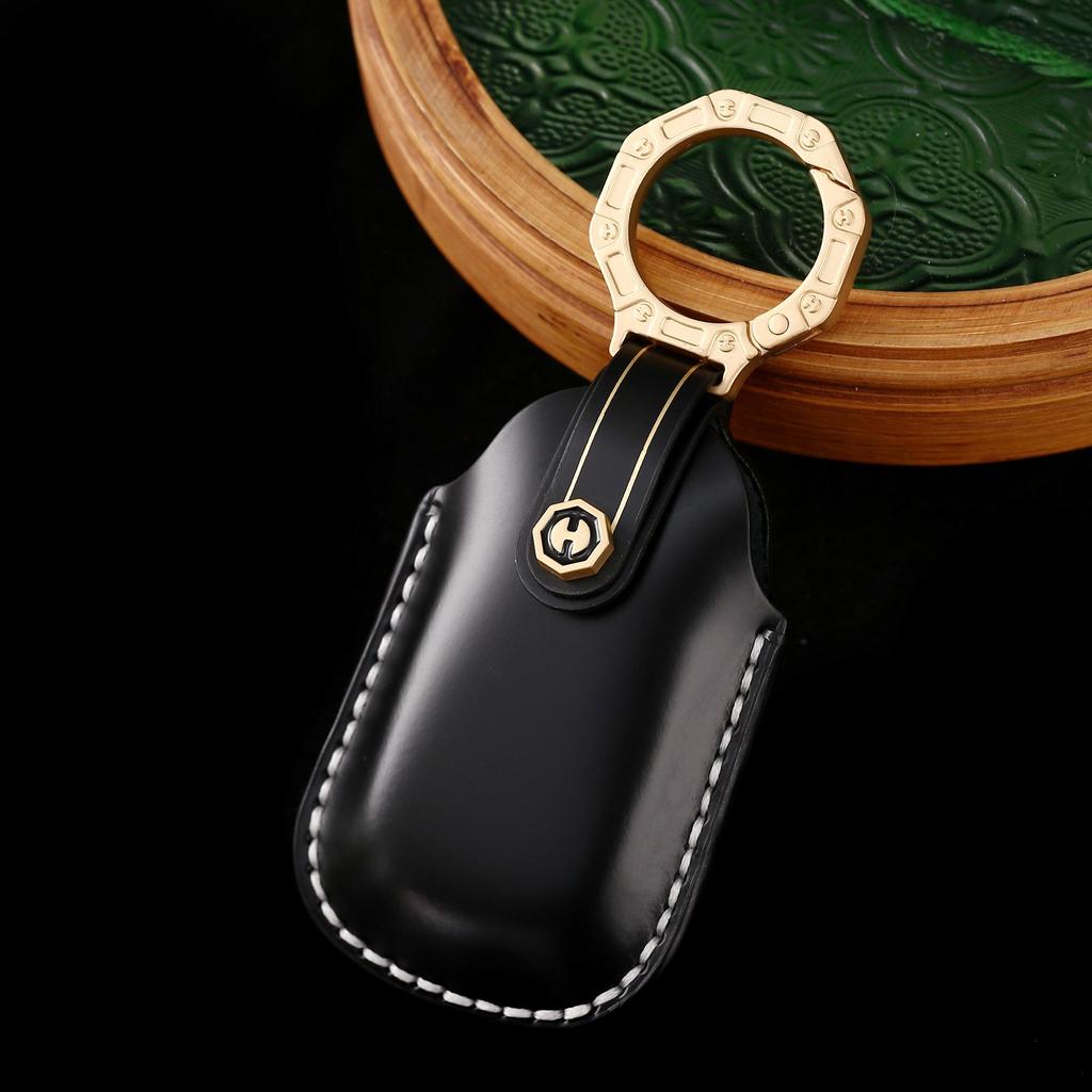 2021 Ideal One Men's Leather Car Key Cover Gift Set