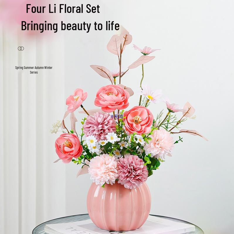 Nordic Style Artificial Floral Decoration for Home and Dining Table