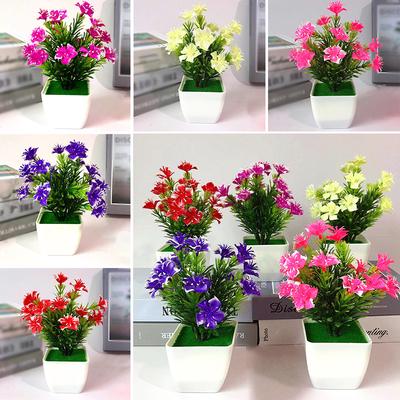 Mini Simulation Blossom Bonsai Artificial Flower Plant Home Office Decoration