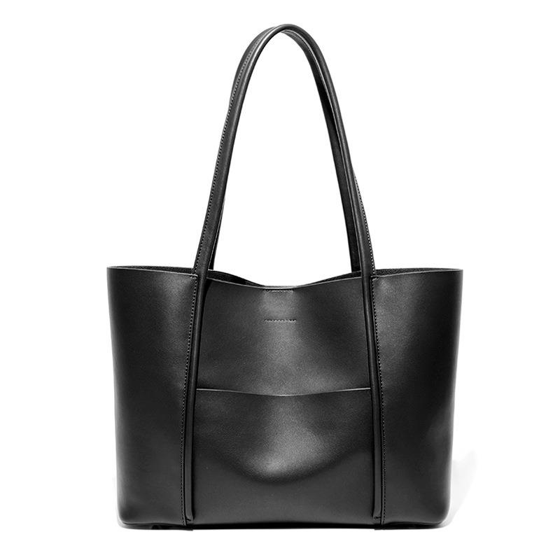 Large Bag Women's New Tote Bag Large Capacity Women's Leather Bucket Bag Women's Niche Commuter Shoulder Bag