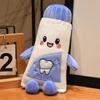 Novelty Brushing Teeth Set Snuggly Dolls Plush Cozy Toothbrush Toothpaste Tooth Buddy Charming Desktop Ornament Children Demo Props