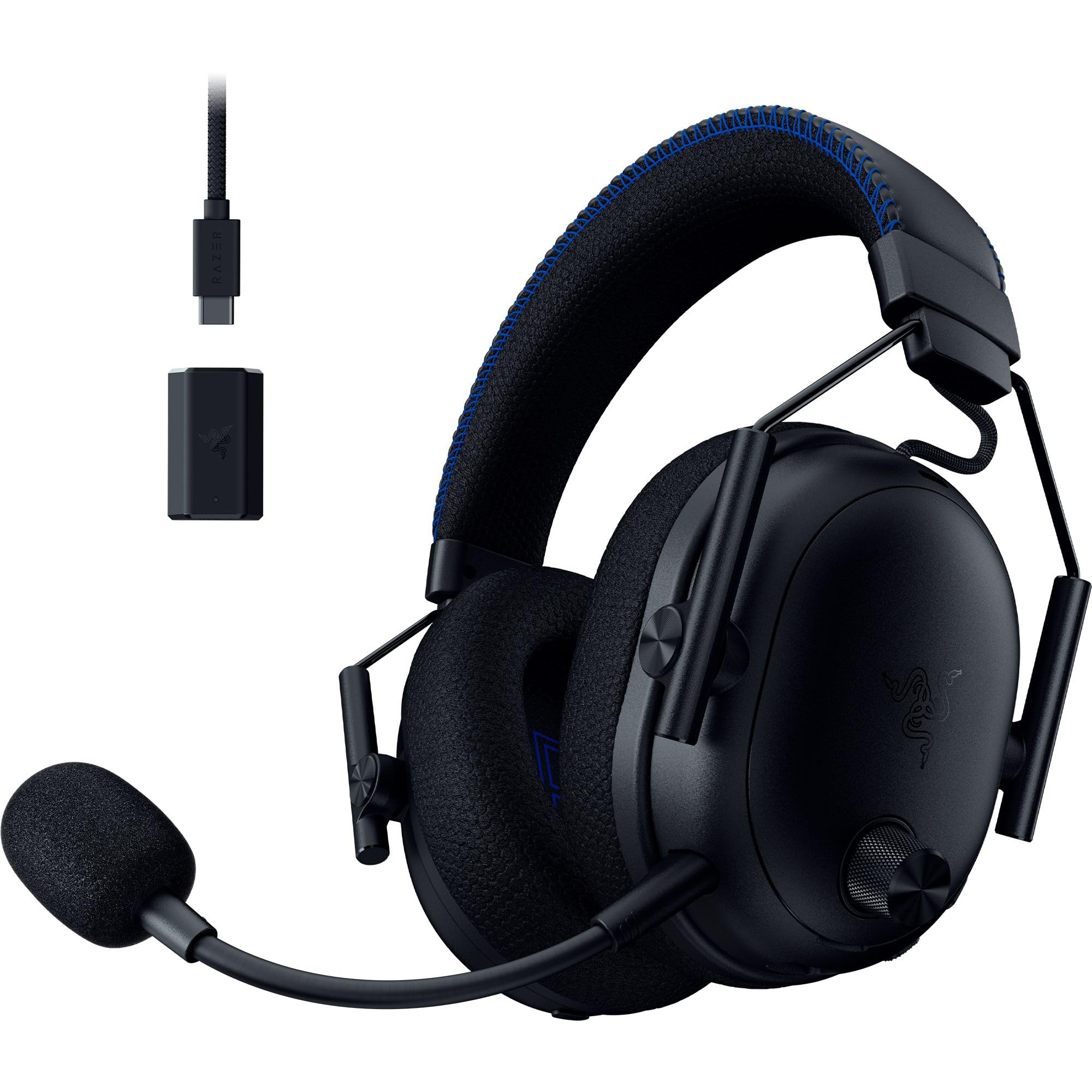 Razer Blackshark V3 Pro For Playstation Wireless Anc Esport Headset | Playstation-Series, Hybrid Anc, 2.4Ghz, Bluetooth, Usb-C, 3.5 Mm Klinke Größe 10 Schwarz - Bild 6