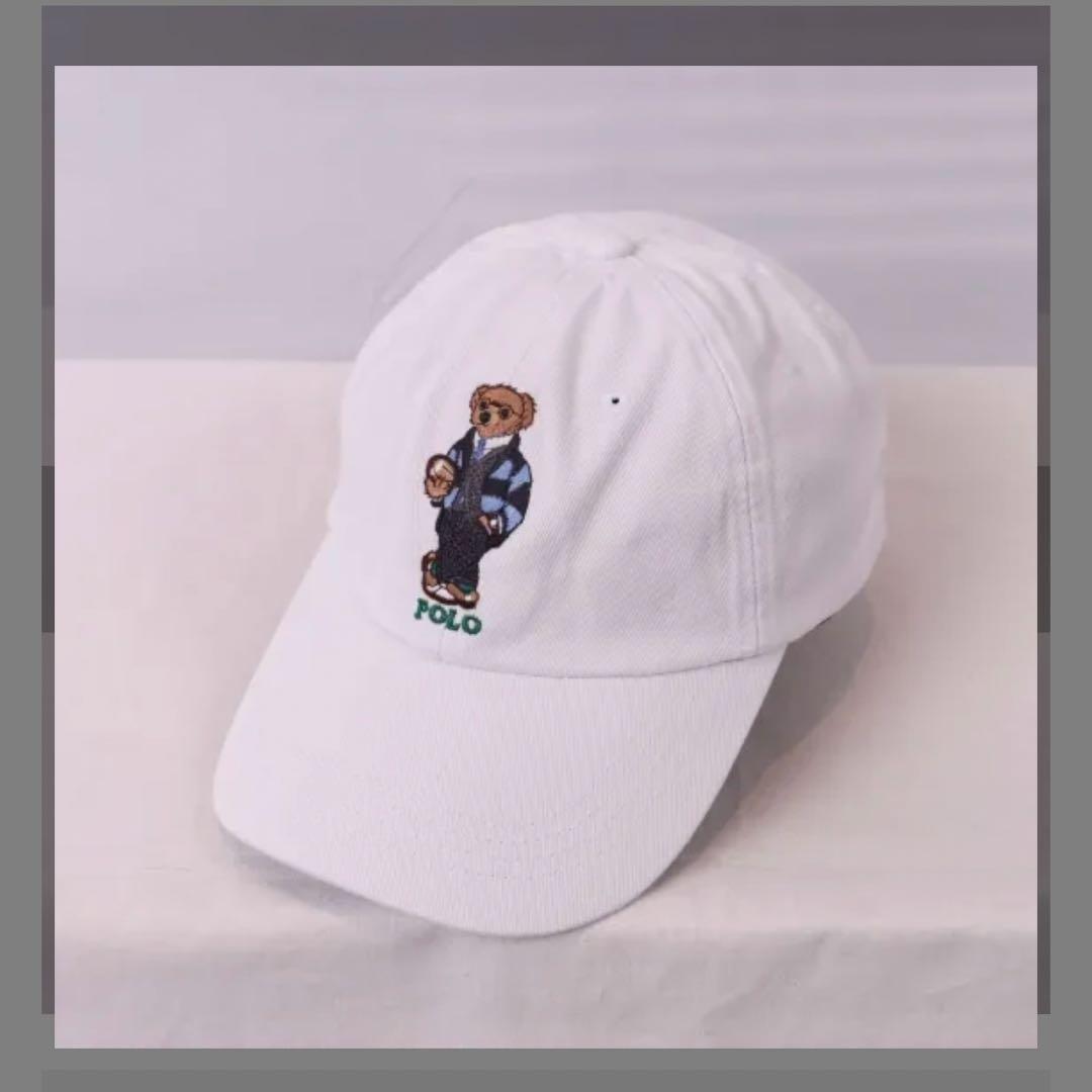 Used Polo Ralph Lauren Polo Bear Cap White 59cm