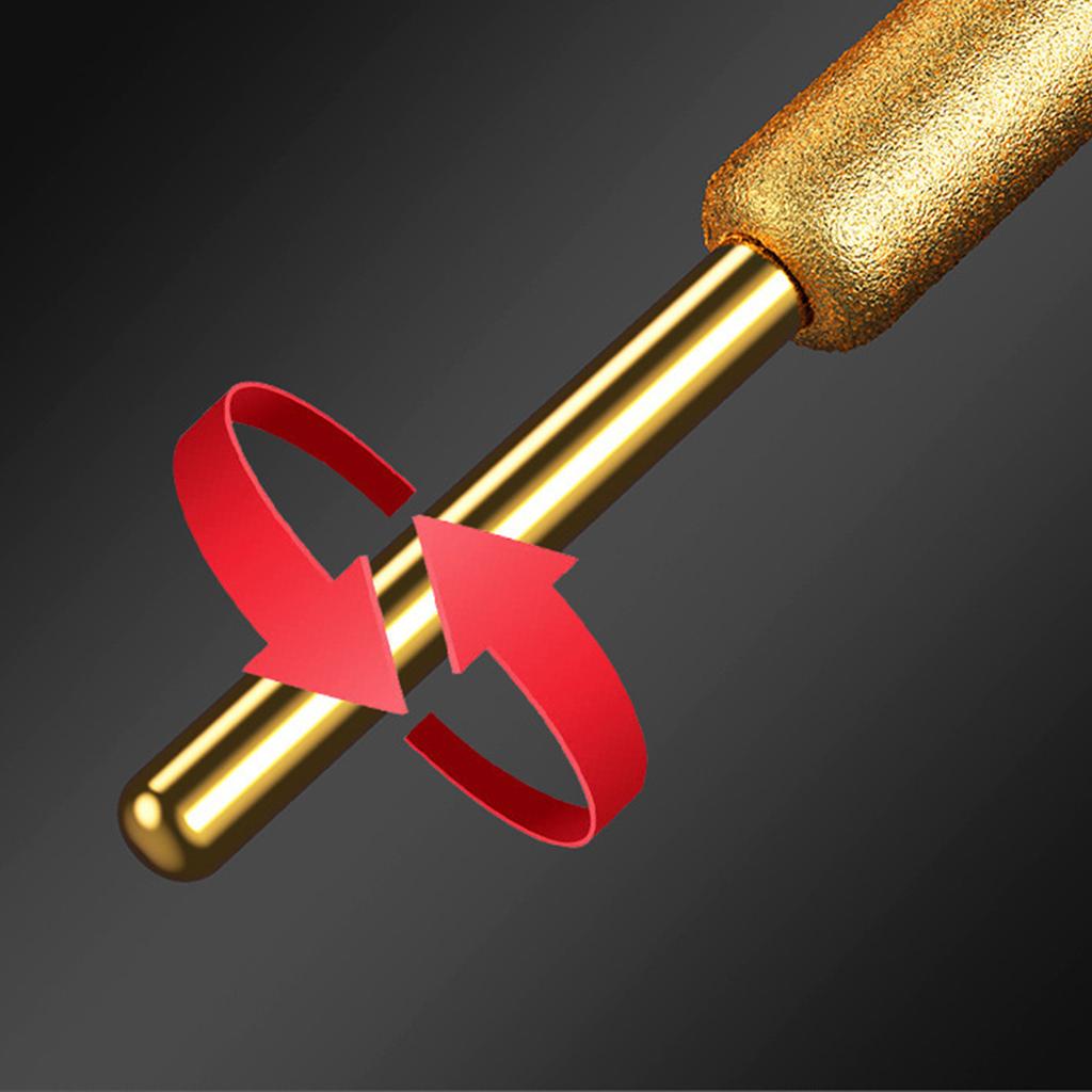 2pcs Emery Chainsaw Sharpener Bit High Hardness Grinding Stone File for Efficient Chain Maintenance Enhances Durability