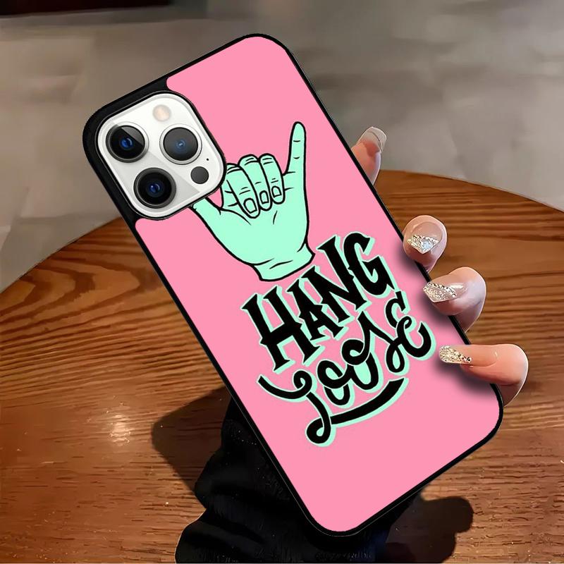 Shaka Hand Surf Hang Loose Surfing Phone Case For iPhone 17 Air 16 15 14 13 12 11 Pro Max Max Plus Bumper Case Cover