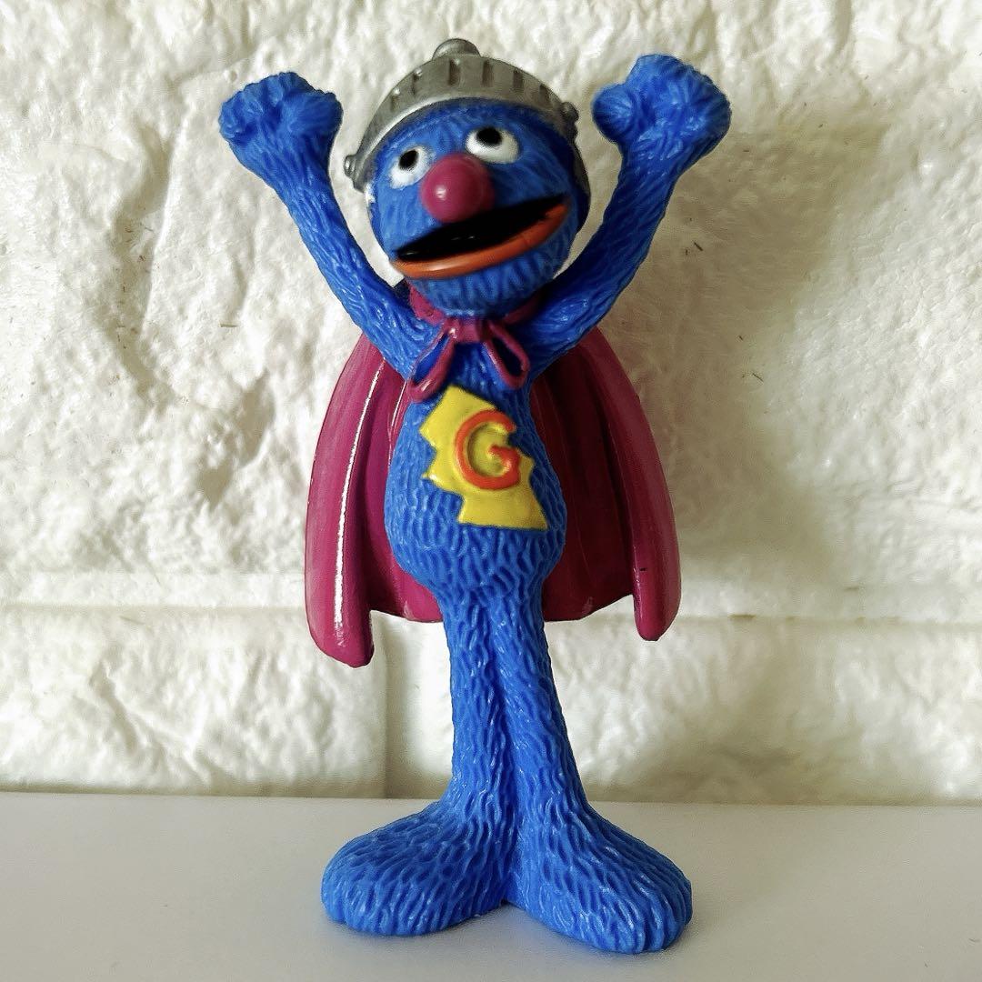 

[USED] Sesame Street/Grover Vintage Figure 1970 TYCO