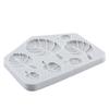 Fan Leaf Silicone Mold Flamingo Tropical Leaf Fondant Molds Cake Decorating Tools Cupcake Topper Candy Resin Clay Chocolate Gumpaste Mold