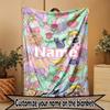 Custom Name Personalized Sailor Moon Print Blanket, Home Decor, Bedroom, Sofa, Camping, Couch, Gifts for Birthday Christmas