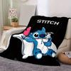 1pc Stitch Printing Blanket - Soft, All-Season Throw for Living Room, Beroom,Personalize Gift with Aorable Cartoon Esign