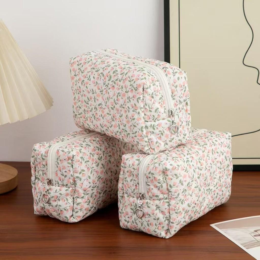 Polyester Makeup Storage Bag With Zipper For Women And Men Daily Use