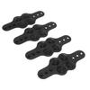 4pcs Steering Wheel Cover Massager Steering Wheel Center Marker Massage Grip Anti Slip Silicone Car Interior