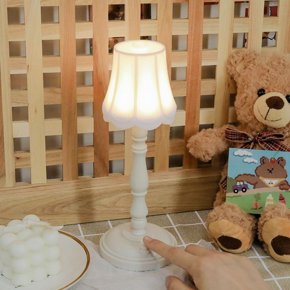 Home Decor Retro LED Vintage Table Lamp Room Ornaments Night Light Bedside Lighting