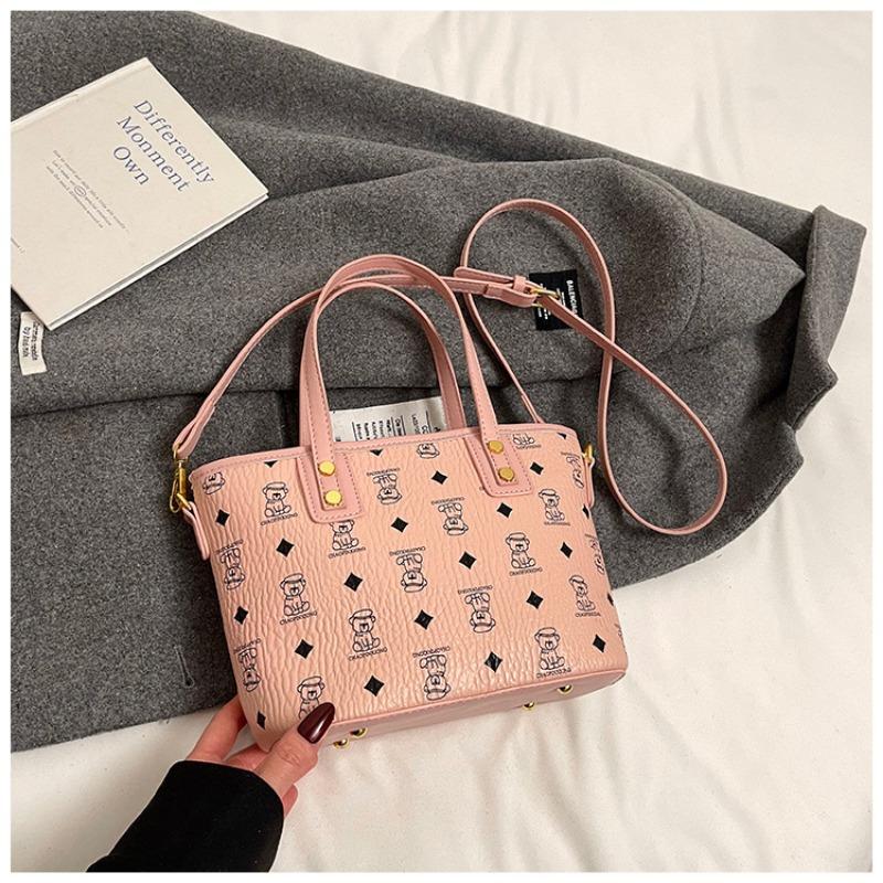 

Новая модная сумка-ведро с принтом, высококлассная сумка-корзина для овощей, нишевая ручная сумка, универсальная наплечная сумка-мессенджер