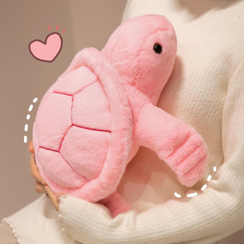 Favorite Toy Purple Colorful Turtle Soft Plush Toys Ocean Animal Tortoise Desktop Ornaments Companion Dolls Under The Sea Party Favors