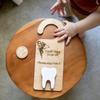 Elegant Tooth Fairy Door Hanger Handmade Encourage Brushing Teeth Board  Kids Room Decor