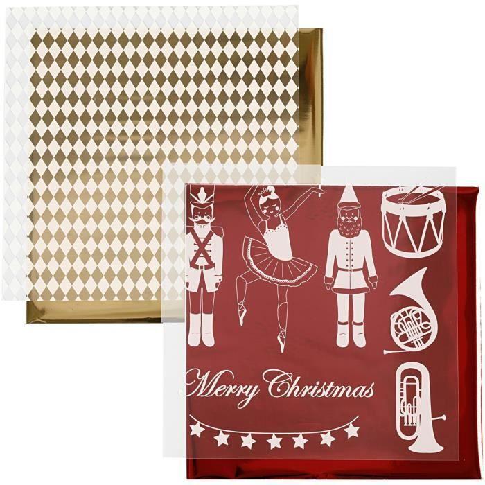 Vivi Gade set de décoration feuilles et feuilles de transfert 4 feuilles