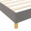 Bed Frame with Headboard Taupe 160 x 200 cm Fabric