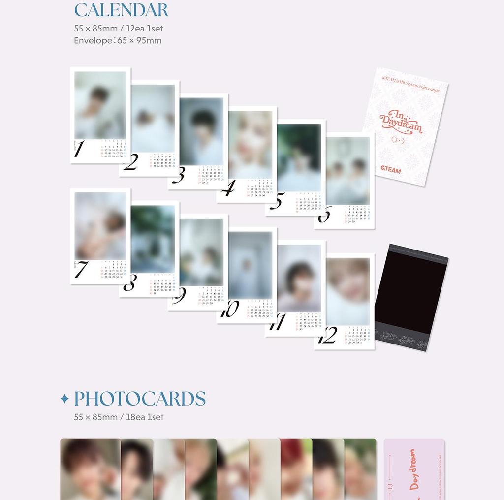 [POB] &TEAM [In a DayDream] 2026 SEASON'S GREETINGS