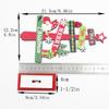 1pcs Desktop Christmas Tree Wooden Ornaments Xmas Wooden Plaques Decorative Ornaments Creative Festival Scene Decoration DIY