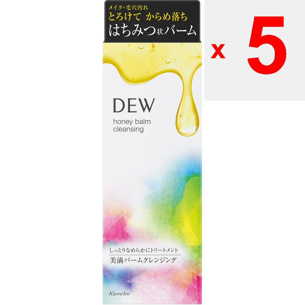 Kanebo DEW Honey Balm Cleansing 180g Makeup Remover (Cream) Use Without Wetting Your Hands or Face. Rub Your Hands Together Lightly To Soften the Balm