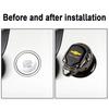 Zjyr1 for Chevrolet SILVERADO AVEO Cavalier Corvette Cobalt CAPTIVA SPARK TRAX CRUZE MALIBU Skull Car Start Stop Engine Cover Sticker