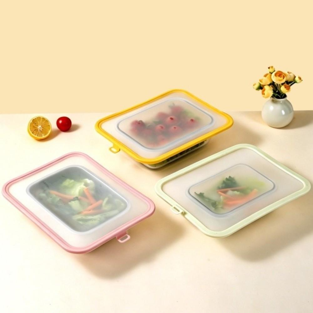 Leakproof Food Fresh Keeping Cover Sealed Bowl Lid Reusable Food Covers  for Containers