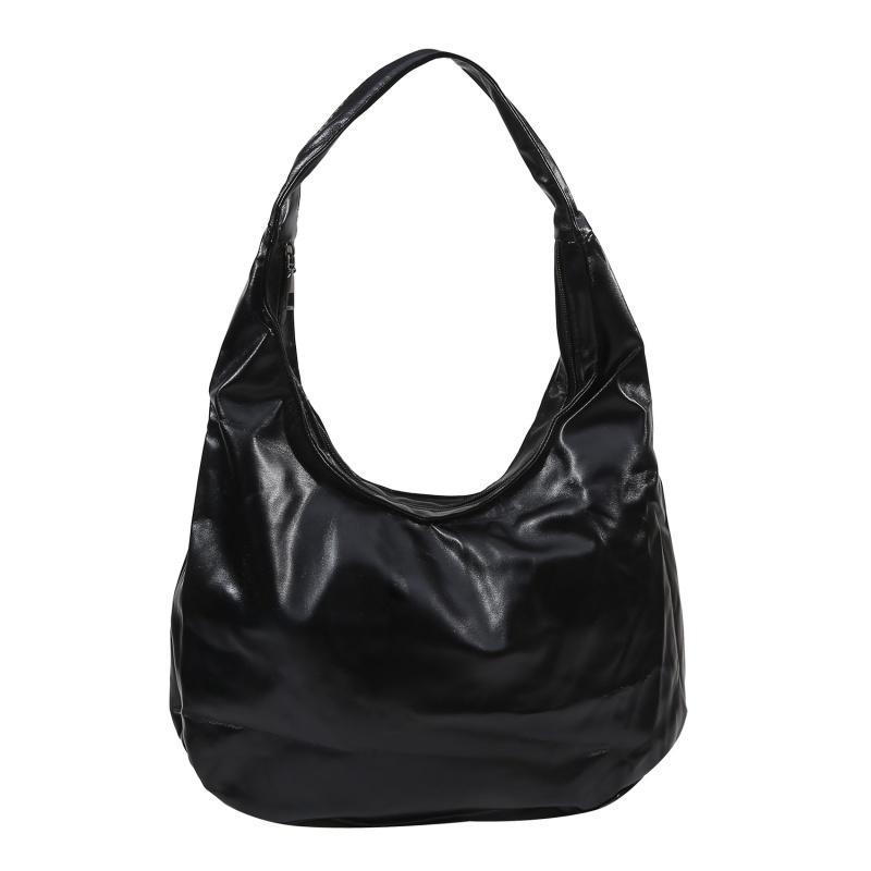 Women's PU Leather Handbag Large Capacity Soft Shoulder Bag Vintage Tote Purse for Work Travel Shopping Daily Use