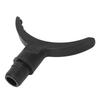Muscle Massager Heads Pain Relief Muscle Relax Massage Gun Arc Shaped Head Replacment Accessory (Black)