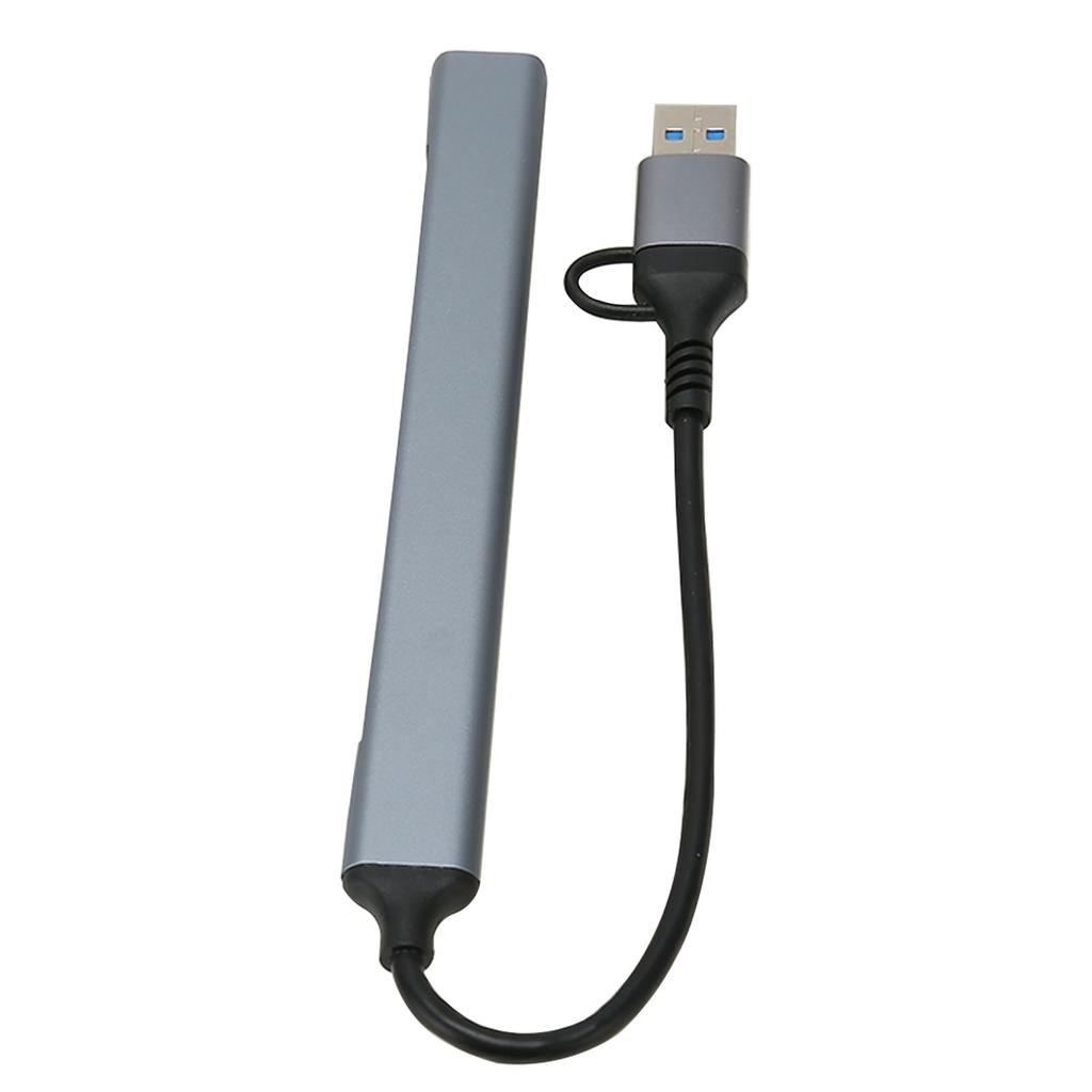 USB Type C Hub 1 USB 3.0 6 USB 2.0 Ports High Speed Plug and Play Multiport Adapter for Phone Laptop Mouse Keyboard
