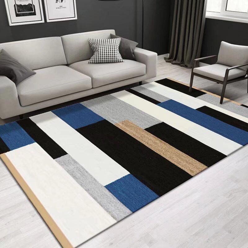 

Modern Retro Brown Carpet Non Slip Large Rugs for Living Room Bedroom Home Decoration Coffee Table Mat Soft Comfortable 60x90cm