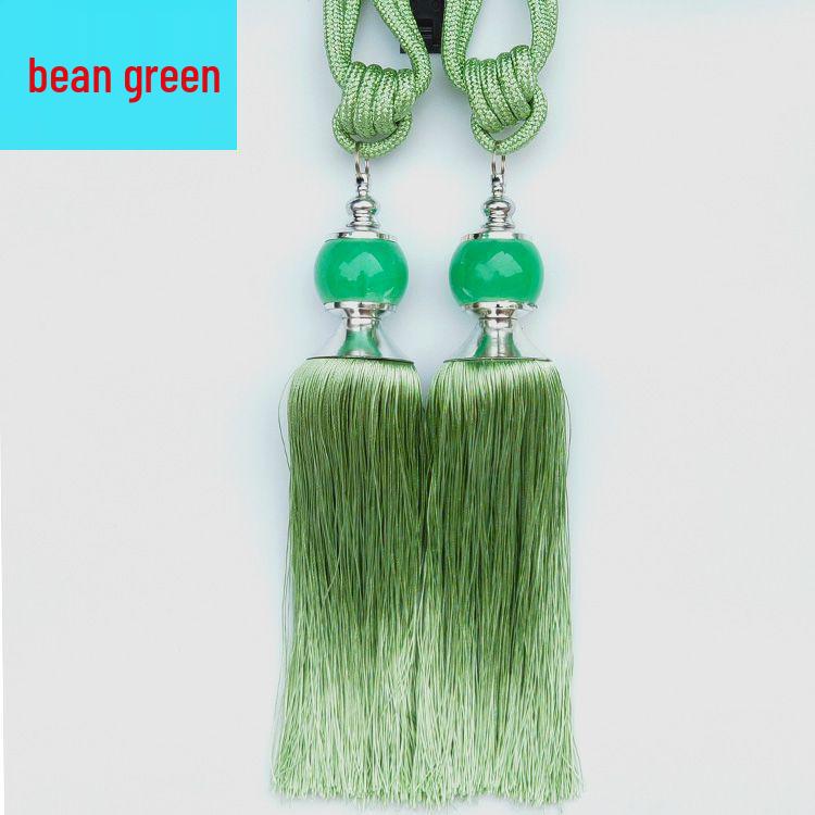 

Jade Tassel Fringe Curtain Tie for Living and Bedroom Decor