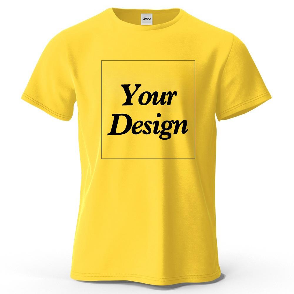 Custom T shirt Customized tshirt Personalized Tee Shirt Diy Print Your Photo Brand Logo Text Men Women 100 Cotton Premium Gift