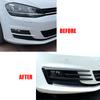 1pair for Golf MK7 2013-16 Front Wind Blade Fog Light Car Sticker Decoration Modification Accessories