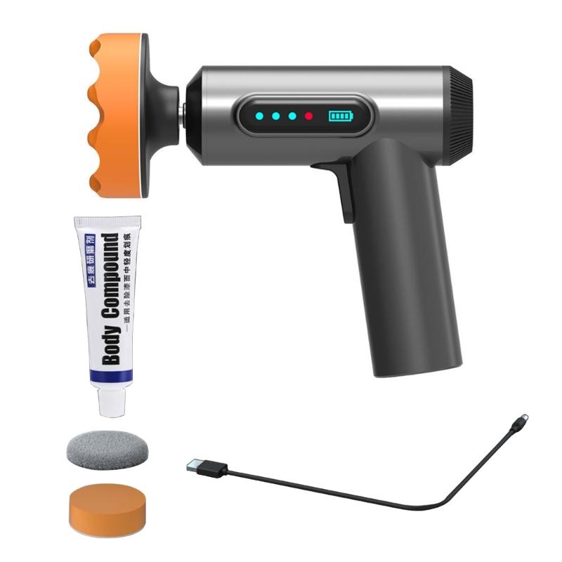

Rechargeable Handheld Wireless Car Polishing Waxing Machine High Capacity Battery For Auto Enthusiasts And Professional 1