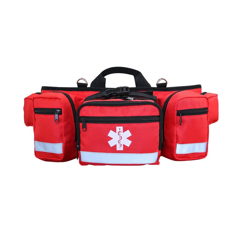 First Aid Medical Bag Outdoor Emergency Rescue Large Sorted Storage Bag Multi-pocket Waist Bag Camping Survival Trauma Backpack