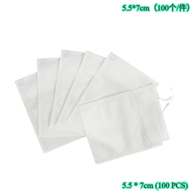 

100 pcs disposable food grade tea decoction filter bags, brine bags, non-woven fruit bags