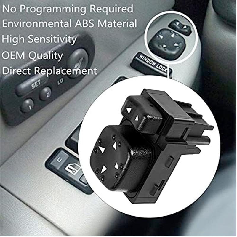 15045085 Power Mirror Control Switch Button For 2000-2002 Chevy Silverado Suburban Tahoe Avalanche GMC Sierra Yukon Cadillac