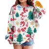 Sweatshirts For Teen Girls Hoodies Long Sleeve Drawstring Pullover Cute Oversized Hoodie Christmas Day