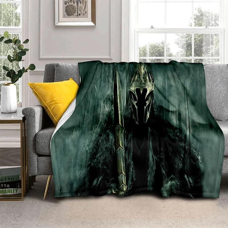 L-Lord of the Rings H-Hobbit HD Blanket,Soft Throw Blanket for Home Bedroom Bed Sofa Picnic Travel Office Cover Blanket Kids 3D