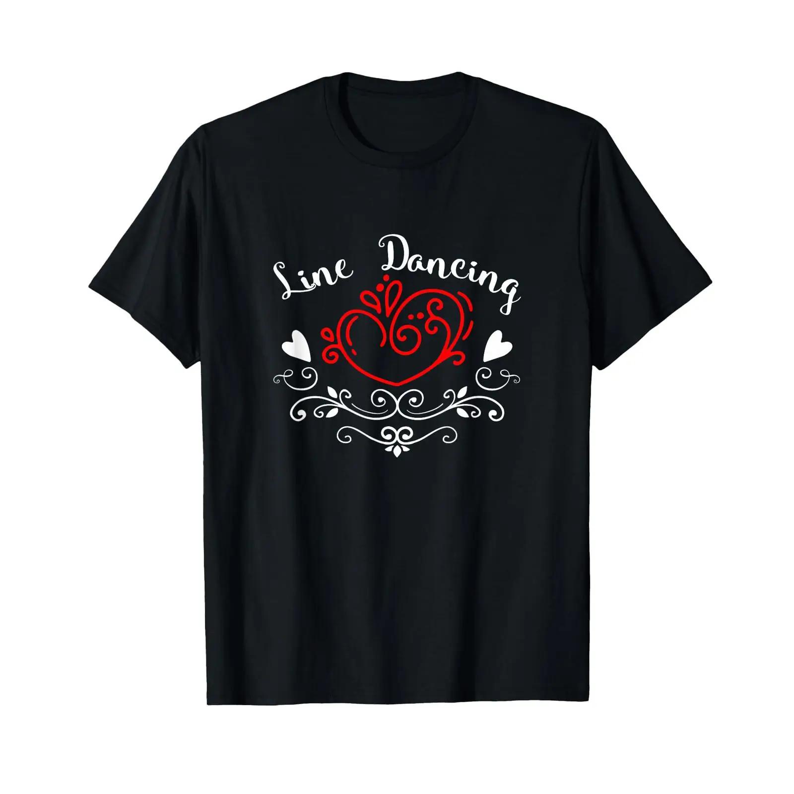 

Line Dance Girls Heart Western Lover T Shirt vintage Washed Comfortable streetwear Soft Stretched Slightly Unisex Versatile 5XL різнокольоровий