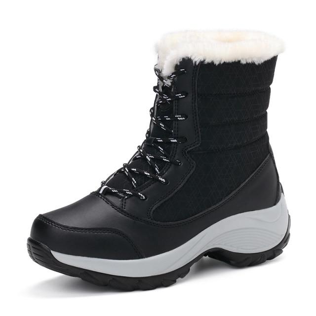 New Women Winter Snow Boots Platform Woman Winter Shoes Warm Plush For Winter Female Women 'S Boots Sweet Ladies Botas De Mujer